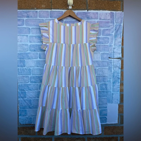 Roller Rabbit Darrel Stripe Pippa Dress size medium - Picture 13 of 17